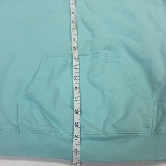 Youth Girl's Hoodie, XL, lovely blue/green color, "SEASIDE!" - Picture 9 of 13